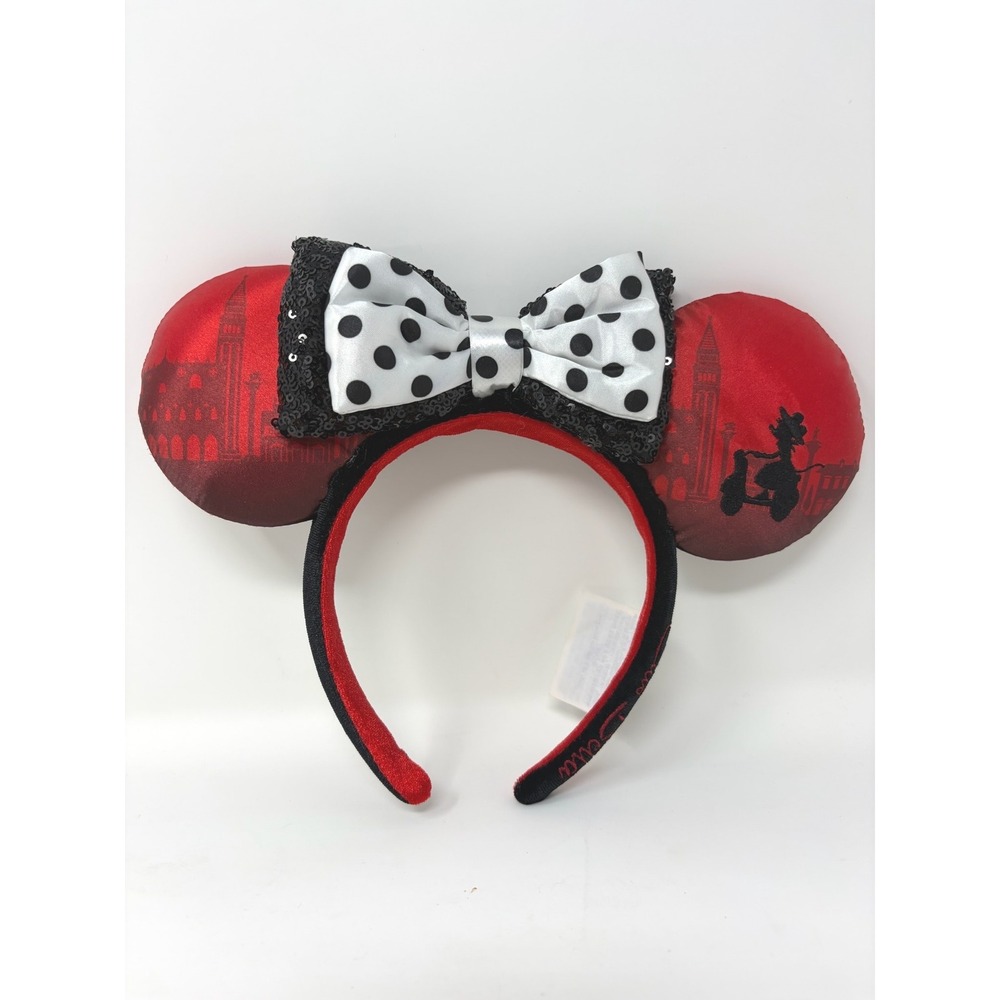 Disney Parks Ears Headband EPCOT Showcase Italy Ciao Bella Minnie Mouse